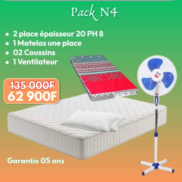 Matelas Médical PH8 + Matelas 1 Place + Cadeaux à 62 900F 🎉